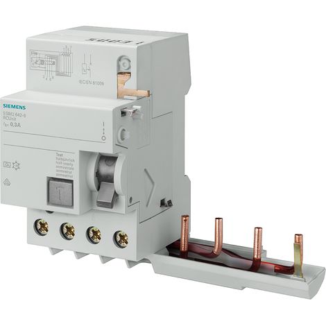 Disjoncteur 4P, 40 A, Rail DIN, série 5SM2 ( Prix pour 1 )