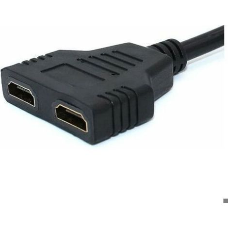 Hdmi Splitter Adaptateur Cable Hdmi Splitter 1 In 2 Out Hdmi Male (1/4)