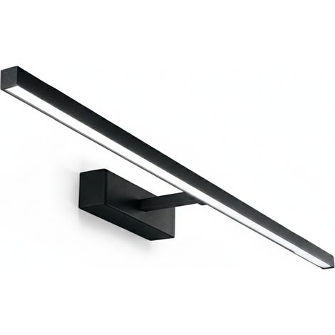 RIGA Applique LED 24W 1680LM CCT 3000K 4000K 6000K in metallo nero 102cm orientabile (1/5)