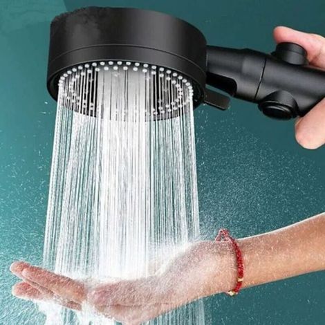 1 pommeau de douche haute pression avec conception économe en eau et 6 positions réglables. - AquaForge (1/4)