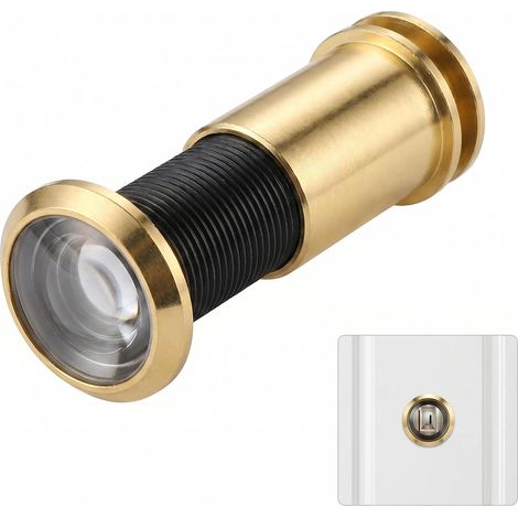 Judas de Porte, Oeil de Porte 200° Grand Angle Lentilles Optiques (1/5)