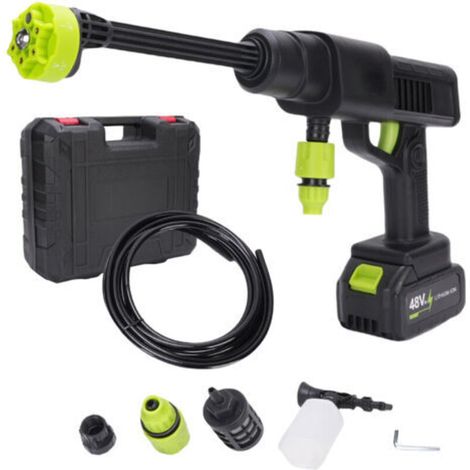 Cordless Portable Car Pressure Washer, 14 Cylinder Piston Engine, 8-10m Range, 40 Bar Max Pressure, EU Plug (1/5)