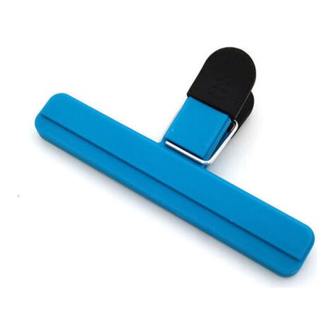 Ahlsen Fermeture Sachet Alimentaire, 3pcs Alimentaire D'étanchéité Clips Plastique Pince Sachet Clip Fermeture pour Emballage Cuisine Snack et Sac Ouvert(15.3cm,blau) (1/5)