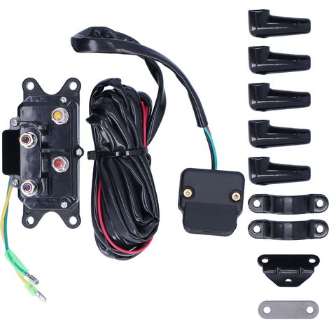 12V 250A Seilwinden-Magnetschalter-Relais-Schütz-Schalter-Montagehalterungssatz für ATV/UTV (1/5)