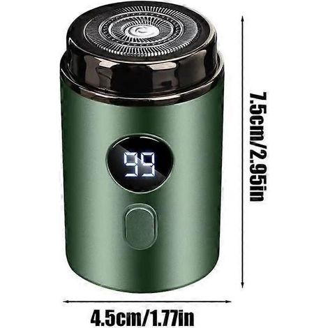 Mini rasoir électrique rechargeable pour le corps entier, idéal pour les voyages et la voiture, portable, pour hommes, tondeuse sans fil indolore, couteau pour le visage [jkw] (1/5)