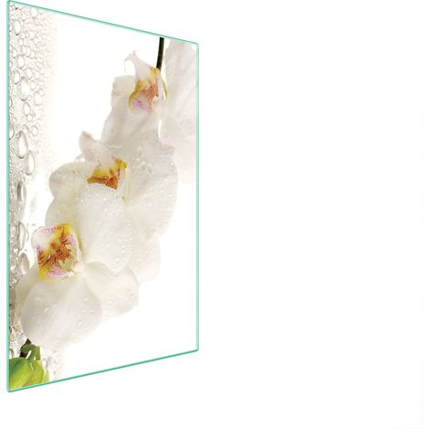 TAGLIERE IN VETRO 35x52 ORCHIDEA (1/5)