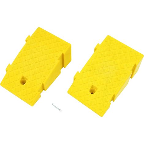Rampes de moto, lourdes, design antidérapant, Jaune (1/2)