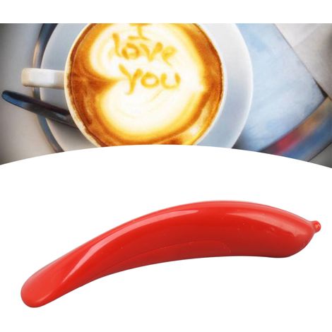 Stylo électrique pour latte art, stylo pour latte art oiseau, décorateur de gâteaux, stylo à épices amusant, décorateur rouge (1/5)
