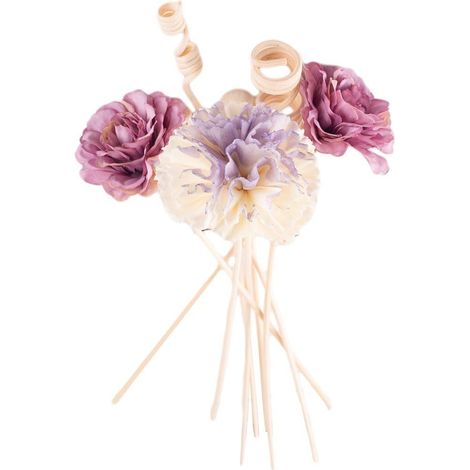 Lot De 8 Diffuseurs De Parfum en Rotin pour Aromathérapie, Bâtonnets De Fleurs en Rotin, sans Feu, pour Décoration De Chambre À Couc (1/5)
