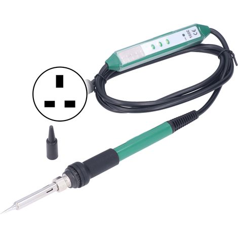 Fer à souder électrique réglable température contrôle portable BST‑102CUK pointe fine outil soudure AC220V fiche UK (1/5)