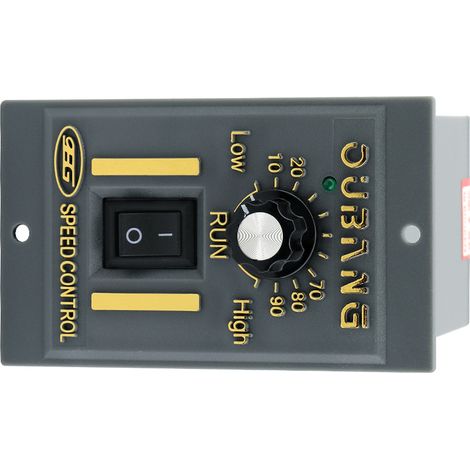 Variateur de vitesse moteur, interrupteur de commande CA, régulateur, simple rangée 6 broches, marche avant/arrière, accessoires 120 W (1/5)