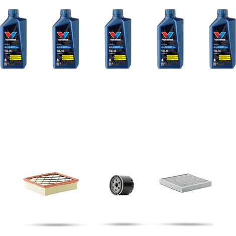 Kit tagliando 3 FILTRI e 5L OLIO compatibile con Ford S-Max II 1.5 ecoBoost 121kw dal 2018 (1/5)