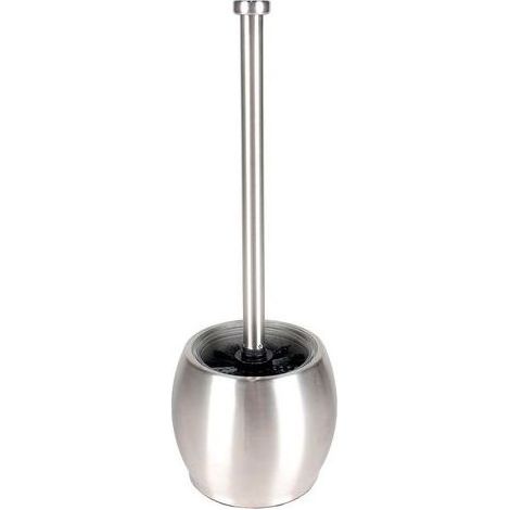 Brosse WC , Noire, INCL. Brosse de Rechange, 36,5 12,5 12,5 cm, Acier Inoxydable (1/5)