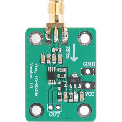 Module Détecteur Logarithmique RF 0.1-2.5GHz, Mesure de Puissance de Signal avec Sortie Logarithmique