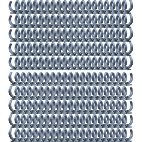 200 colliers lyre pour tube PVC Ø40 - First Plast (1/5)