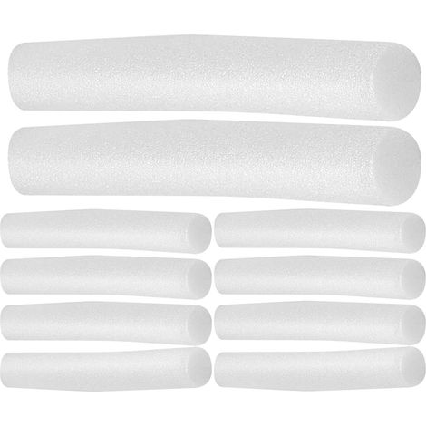 10 Pièces Bandes en Mousse Antidérapantes pour Canapé Blanc, Support Confortable, Fixation de Housse, pour Protéger et Stabiliser Le Tissu du Canapé (1/5)