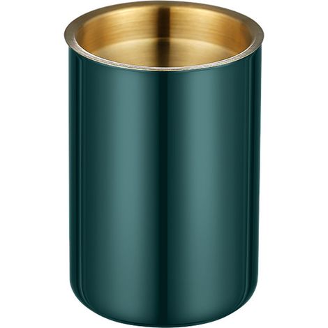 Cendrier de voiture portable, seau à déchets amovible en acier inoxydable, coupe-vent, pour l'extérieur, les voyages, la maison ou le bureau. (1/5)