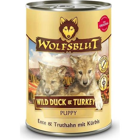 Wolfsblut - Wild duck - puppy - wet food - 395 gr