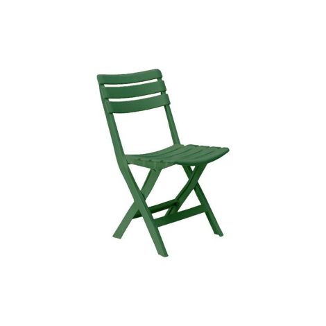 Bica – Chaise de jardin pliable en polypropylène – Résistante aux intempéries – Dimensions 41x40 H80 cm – Pour usage extérieur intensif