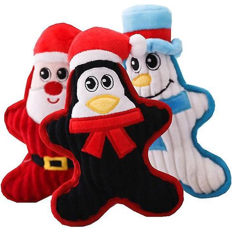 Lot de 3 jouets couineurs pour animaux (1/3)