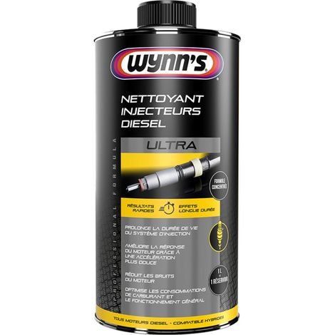 Additif - Nettoyant injecteurs - Diesel - Ultra - Lubrifie, prolonge et nettoie - Wynn's