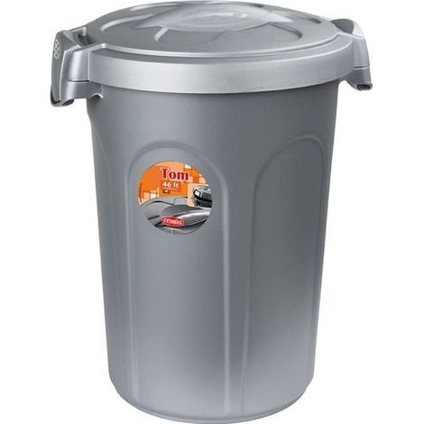 KERBL - Futterbehälter Tom 16kg 46l für Hunde - 44,5x40x61cm - Grau