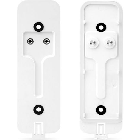 Plaque arrière de sonnette vidéo blanche – support de fixation inclus, compatible avec tous modèles Doorbell, montage facile