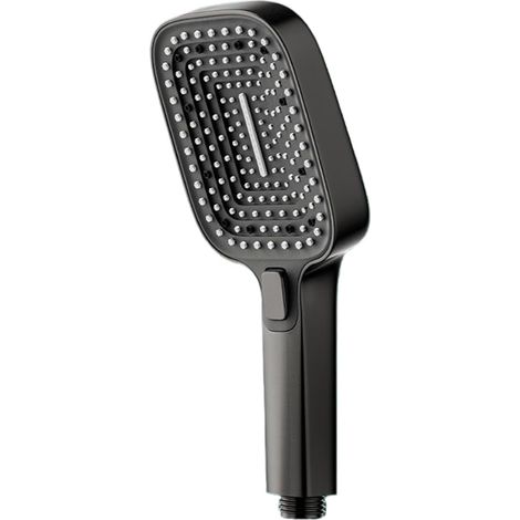Pommeau de douche à effet pluie, grand pommeau de douche à main, pulvérisateur d'eau anti-obstruction pour salle de bain, maison, dortoir, hôtel, , , animaux domestiques, adultes (1/5)