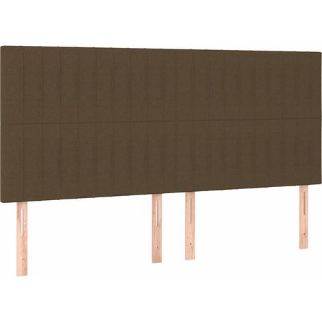 Maison Exclusive - Cabecero de cama marrón oscuro 160x5x118/128 c (1/5)