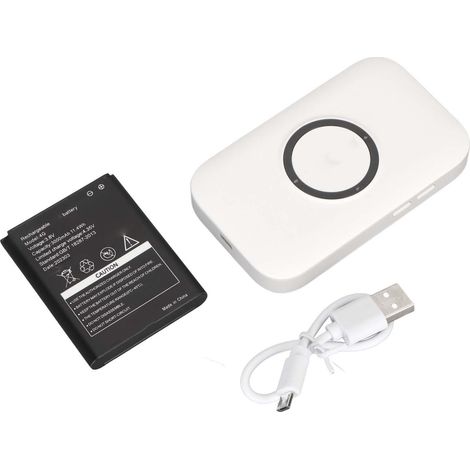 Mini modem de voyage portable pour point d'accès Wi-Fi 4G LTE avec emplacement pour carte SIM, compatible avec la connexion Internet directe à un PC. Convient à une utilisation intérieure et extérieur (1/5)