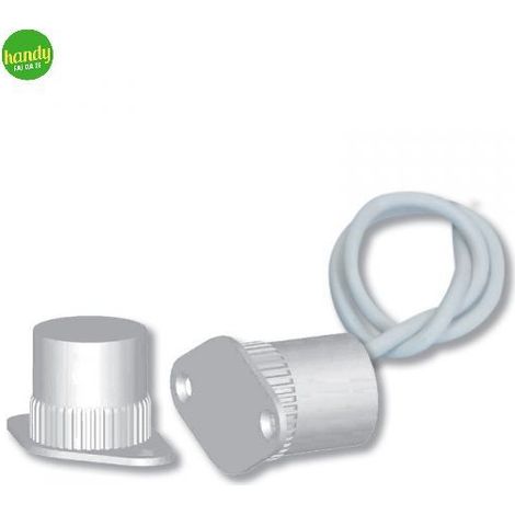 Contatto Magnetico Ad Incasso, Colore Bianco (Hiltron Cod. C56)