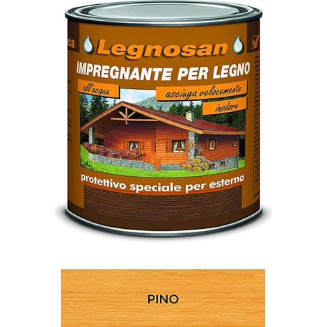 Impregnante all'Acqua per Legno Esterno Legnosan 2,5 Lt VELECA - Pino (1/4)