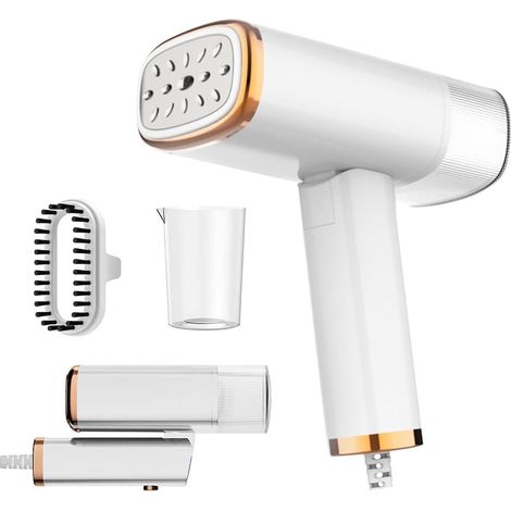 Garment Steamer, 1000 W Mini faltbares Bügeleisen, Garment Steamer, tragbares Reisebügeleisen mit 100 ml Wassertank, kontinuierlicher Dampffluss