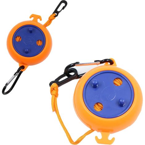 8m Corde à linge Rétractable automatique - Coupe-vent et antidérapant - Petite et exquise - Facile à transporter et à utiliser dans la salle de bain, le jardin, la buanderie et le camping (1/5)