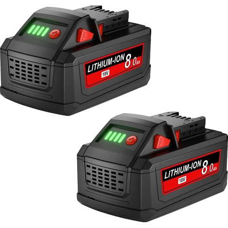 Batterie d'outil électrique, capacité de 8000mAh, compatible avec les outils M18, Batterie 2 8AH (1/2)