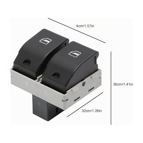 Electric Window Switch Ibiza 6L Window Regulator Switch Electric Window Button 6Q0959858 Window Lift Control Switch Polo 9N Ibiza Cordoba (1/4)