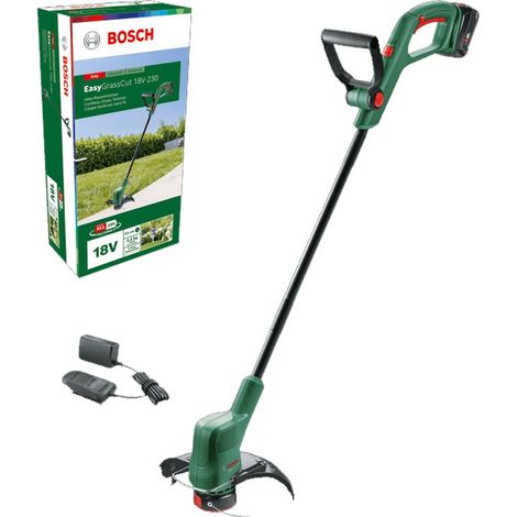 Bosch Easycutgrass 18-230 Grass Trimmer Cordless Trimmer 1.5ah Battery + Charger (1/4)