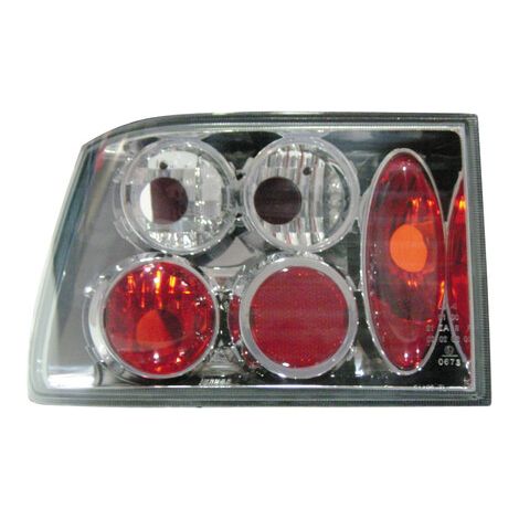 Coppia fanali posteriori - compatibile per  Seat Ibiza (3/97-8/99) - Cromo