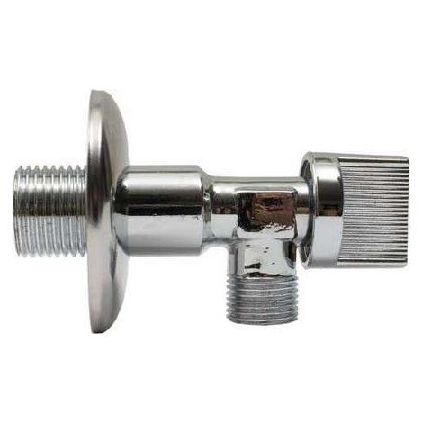 Llave valvula escuadra con plafon 1/2 x3/8 401 cis (1/4)