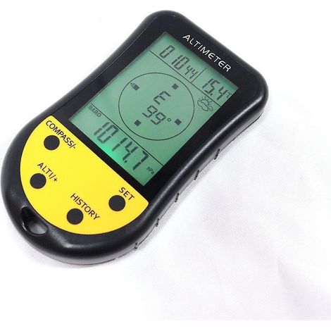 altimtre Lectronique, Thermomtre Thermomtre De Navigation Lectronique Boussole Gps Baromtre De Prvision Mto Avec Rtroclairage Led Compteur Multifo (1/5)