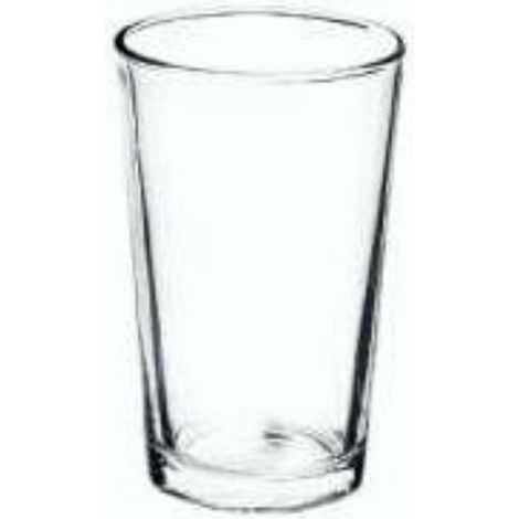 VASO DE CRISTAL DE CAÑA LISA DE 18CL