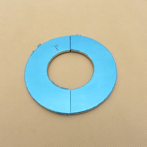 Tuyau d'évacuation en acier inoxydable pour chauffe-eau à gaz, cache décoratif pour ouverture dans une paroi vitrée, déflecteur de vent, couvercle anti-insectes et cache dissimulateur pour tuyau de 70 (1/5)