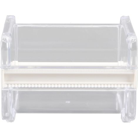 Irovami Distributeur de ruban adhésif transparent créatif pour bureau, porte-ruban WashiTape avec coupe-ruban blanc (1/5)