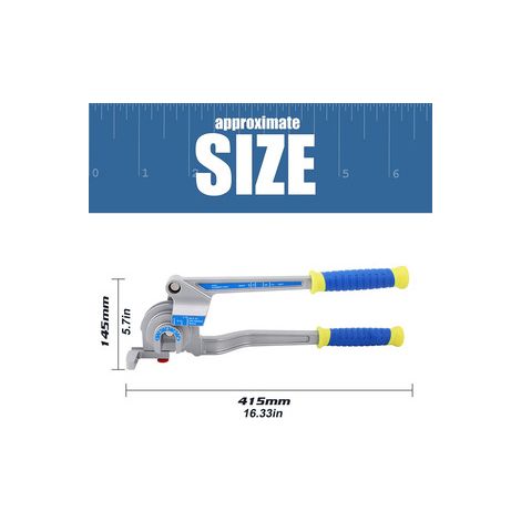 Cintreuse manuelle 3‑en‑1 à levier – Plieuse pour tube cuivre, aluminium, fer et inox – Outil compact pour plomberie et bricolage