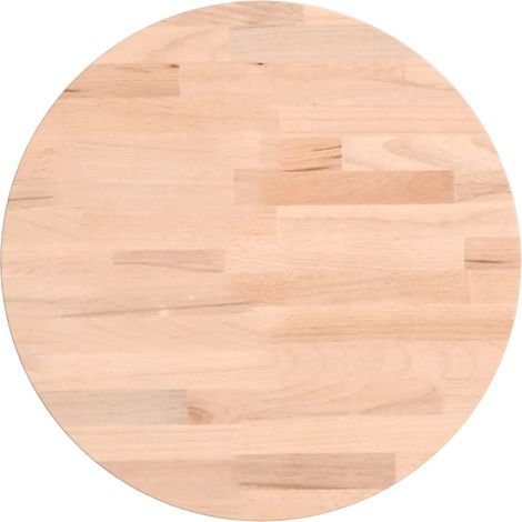 Dessus de table  Dessus de bureau  Plateau de table Ø30x4 cm rond bois massif de hêtre