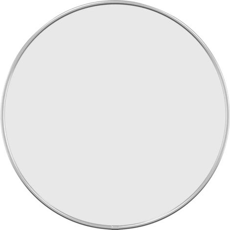 Miroir mural argenté, Ø 40 cm, rond (1/5)