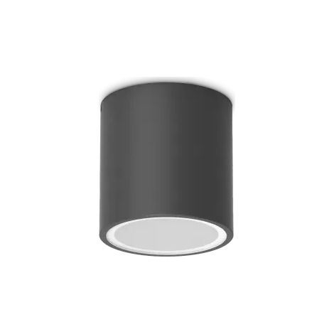 TECHO ROUND FARETTO DA SOFFITTO PER ESTERNO IP54 1 LUCE GU10 D.9CM NERO