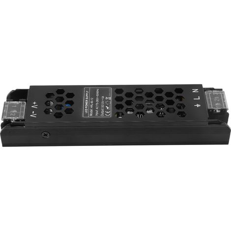 Alimentation LED à transformateur en alliage d'aluminium, mince, à découpage, tension constante, 60 W, AC 170-260 V, DC 12 V (1/5)
