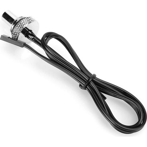 Capteur de Température Étanche avec Bouchon Mesure G1/4, Accessoire Ordinateur DTCWD, Raccord Allongé Argent (1/5)