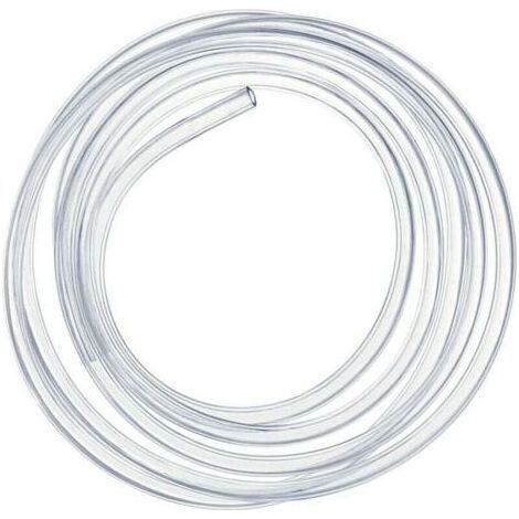 Tuyau flexible transparent 3 mètres – Diamètre intérieur 10mm – Diamètre extérieur 12mm – PVC résistant à l'abrasion et à la corrosion (1/5)